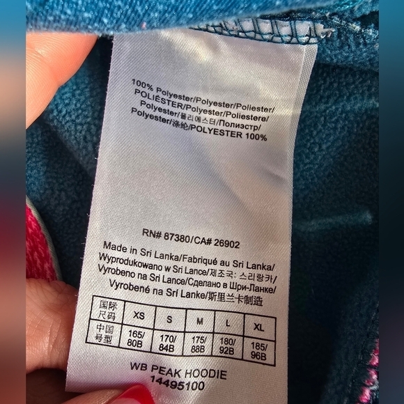 Burton Mutli Color Full Zip/Hoodie Women's Size Small. - Picture 3 of 6